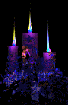 purple candles