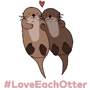 otters saying love each otter