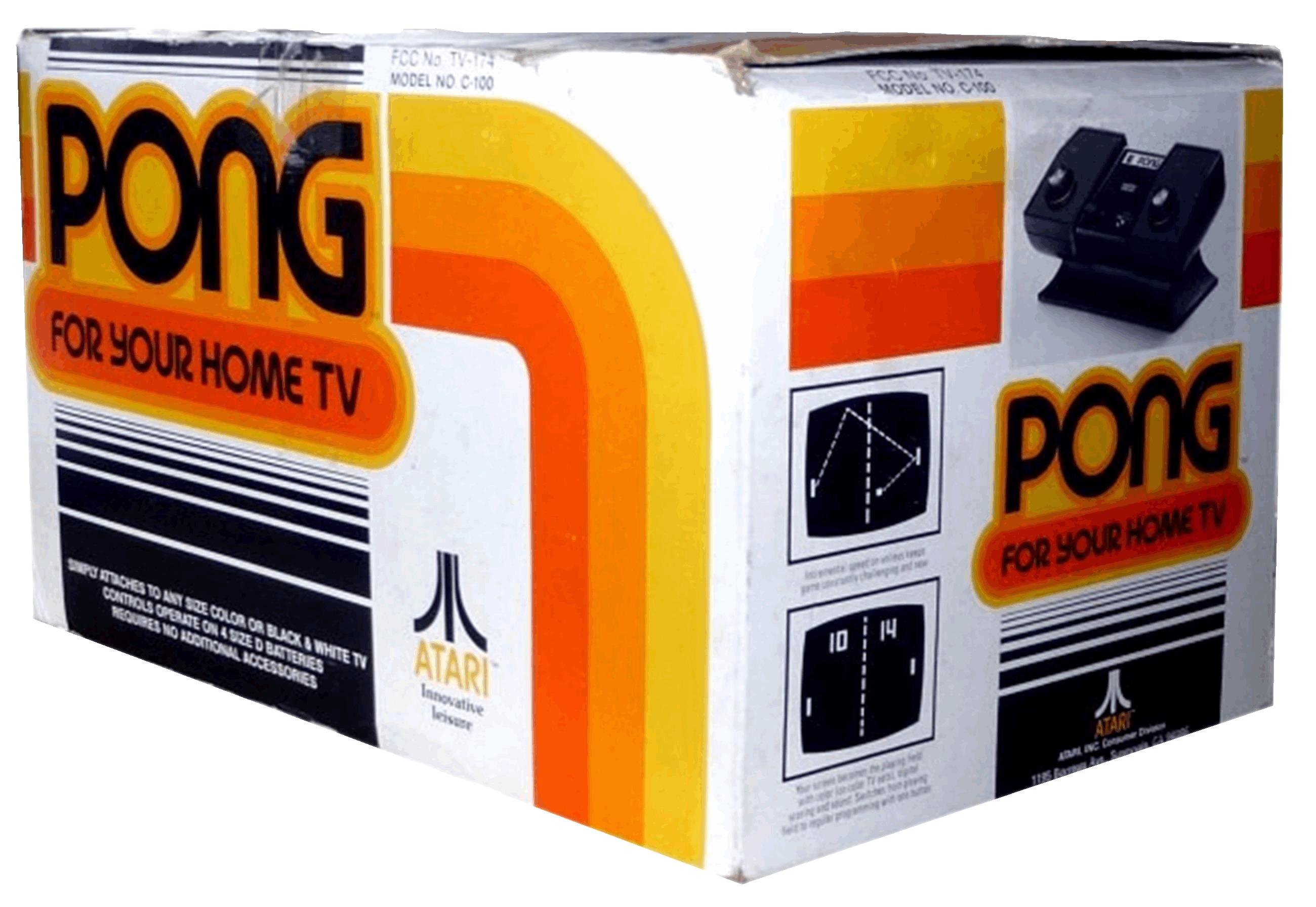 Atari Pong original box