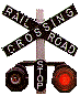 Railroad Crossing sign