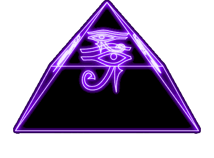 Animated Eye of Horus in Pyramid