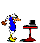 Duck smashing computer