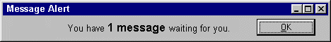 message waiting