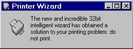 printer wizard solution: do not print