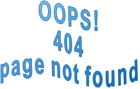OOPS! 404 page not found